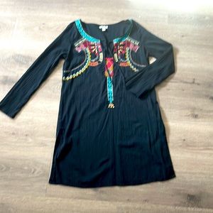 100% cotton beach cover up.